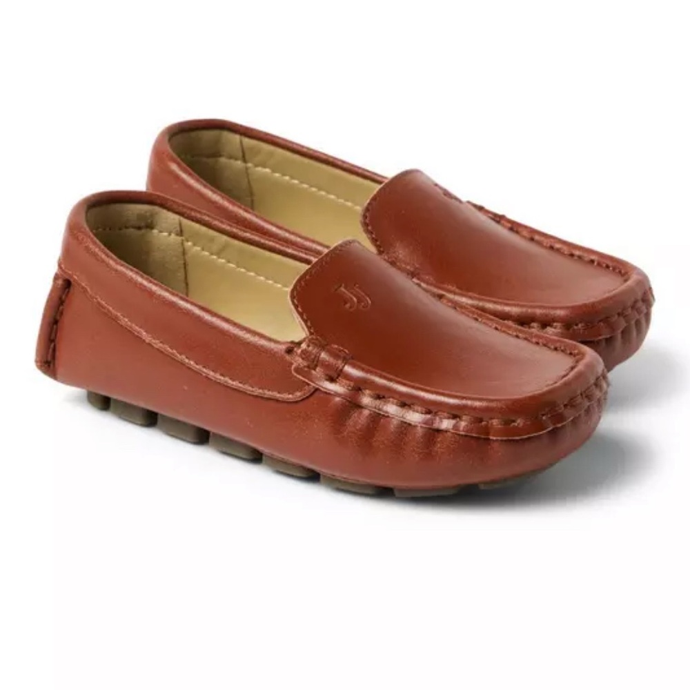 Janie and Jack Leather Driving Shoe